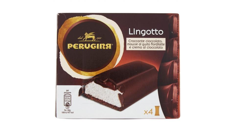 PERUGINA Lingotto Croccante cioccolato, mousse al gusto fiordilatte e crema al cioccolato