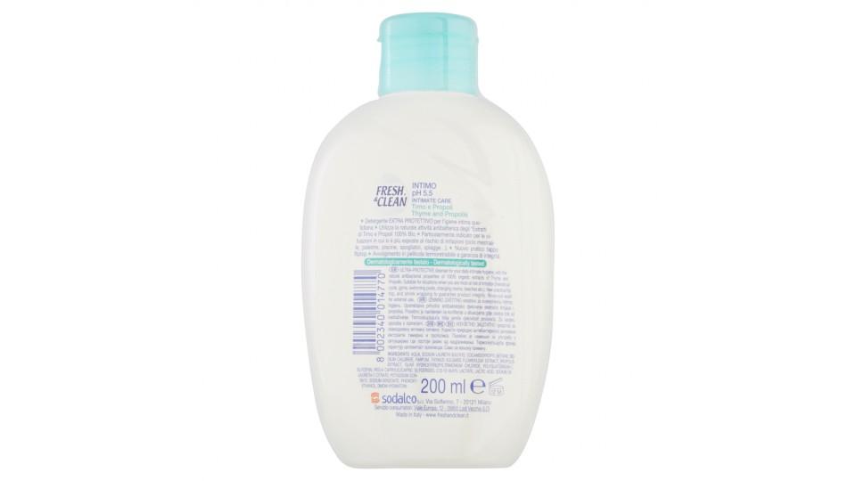 Fresh & Clean Intimo pH 5.5 con Antibatterico Naturale Timo e Propoli