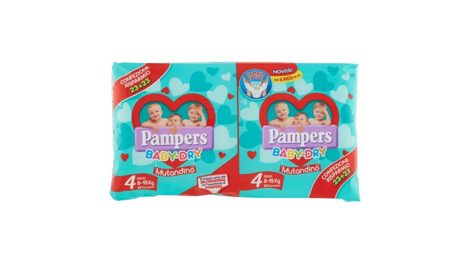 Pampers Baby-Dry Mutandino VP x46
