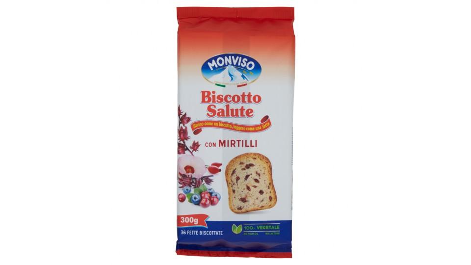 Monviso Biscotto Salute con Mirtilli 36 Fette Biscottate