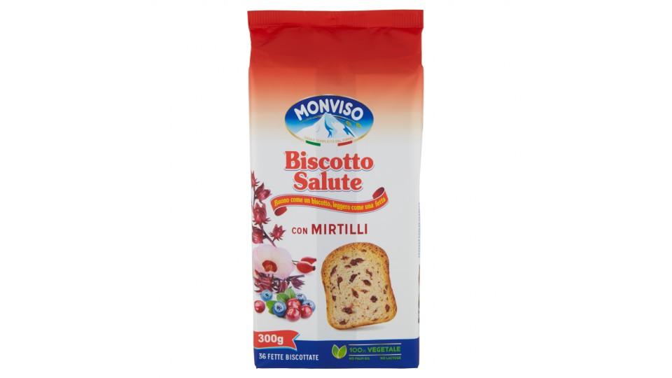 Monviso Biscotto Salute con Mirtilli 36 Fette Biscottate