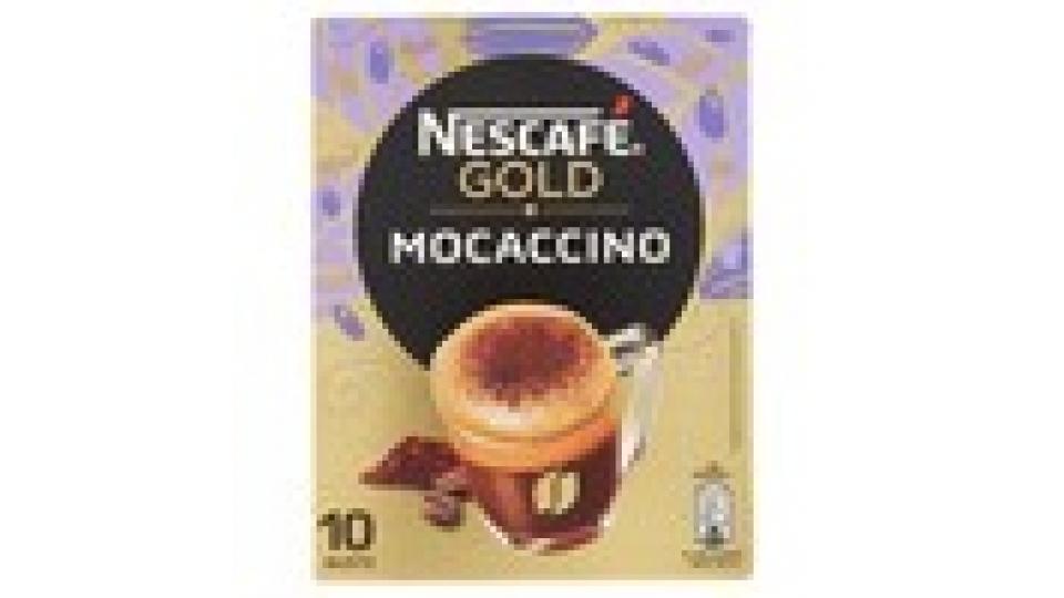 NESCAFÉ GOLD MOCACCINO preparato solubile per caffè al cacao astuccio 10 bustine