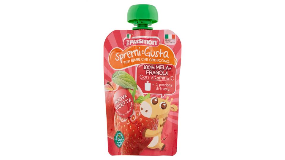 Plasmon Spremi e Gusta 100% Mela + Fragola