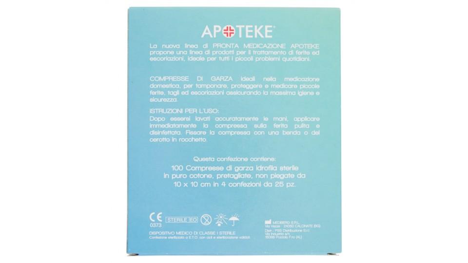 Apoteke Pronta Medicazione Compresse di Garza Idrofila Misura 10 x 10 cm