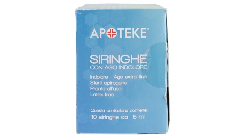 Apoteke Pronta Medicazione Siringhe con Ago Indolore 5 ml