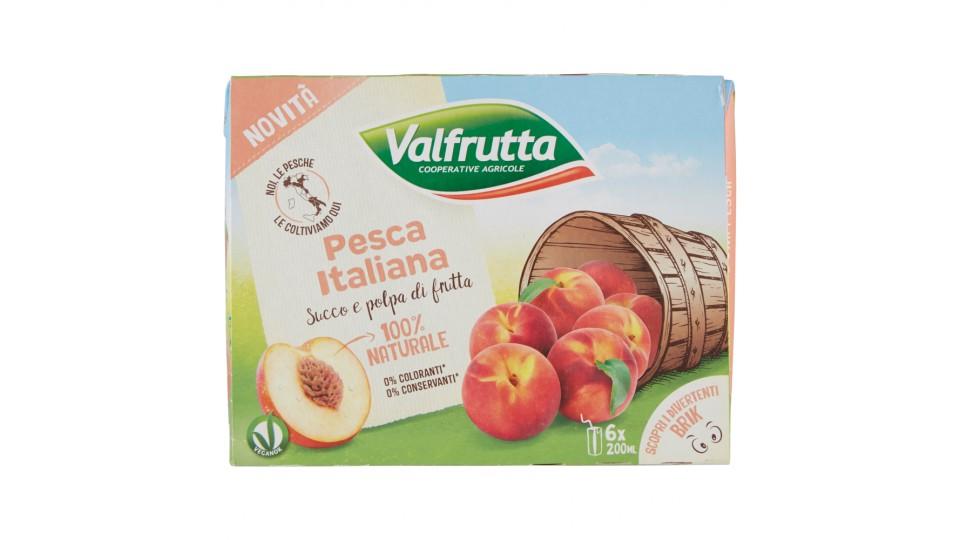 Valfrutta Pesca Italiana succo e polpa