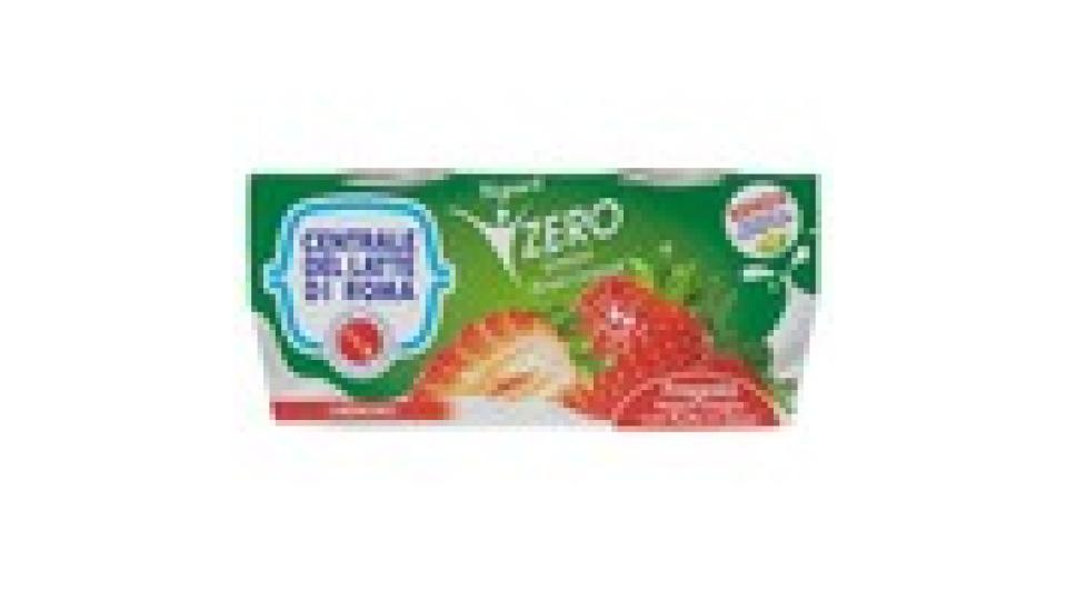 Centrale del Latte di Roma Zero Grassi Fragola Yogurt magro con frutta in pezzi