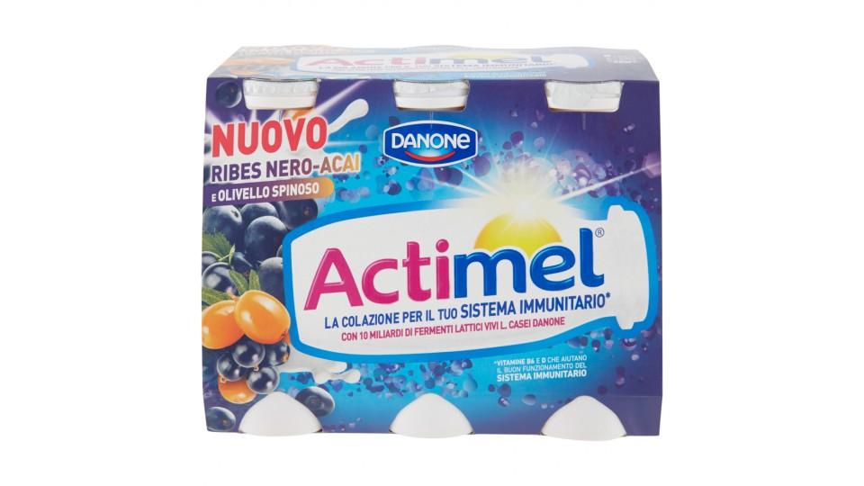 Actimel Ribes Nero-Acai e Olivello Spinoso