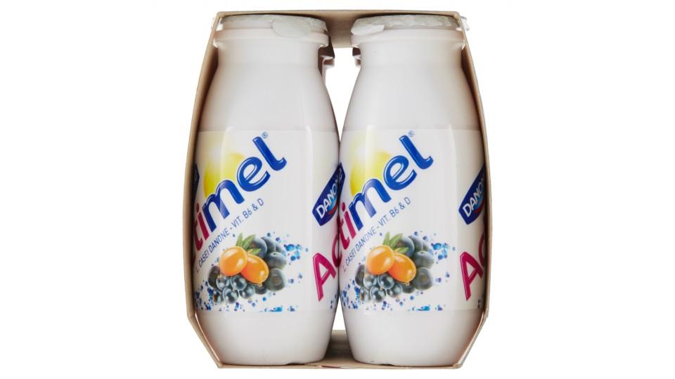 Actimel Ribes Nero-Acai e Olivello Spinoso