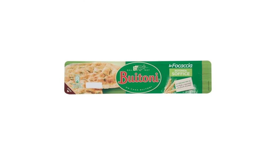 BUITONI FOCACCIA LA SOFFICE Pasta fresca stesa per focaccia rotonda rotolo