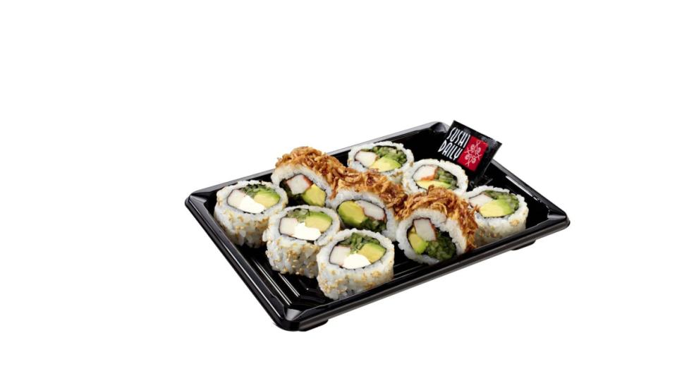 Triple Roll Contenuto: 3 california rolls, 3 crunch cali rolls