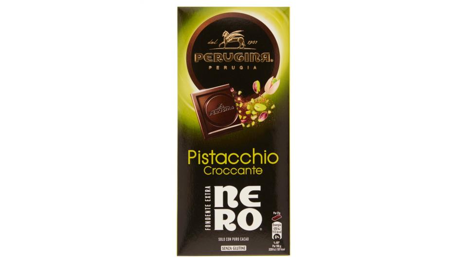 PERUGINA NERO Fondente Extra Pistacchio Tavoletta di cioccolato fondente con pistacchio