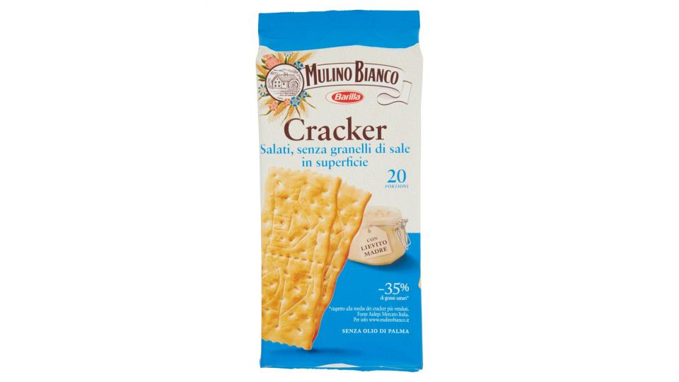 Mulino Bianco Cracker Salati, Senza Granelli di Sale in Superficie