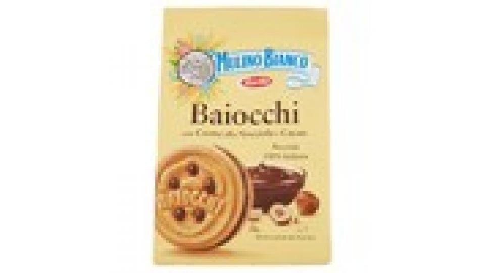 Mulino Bianco Baiocchi con Crema alla Nocciola e Cacao