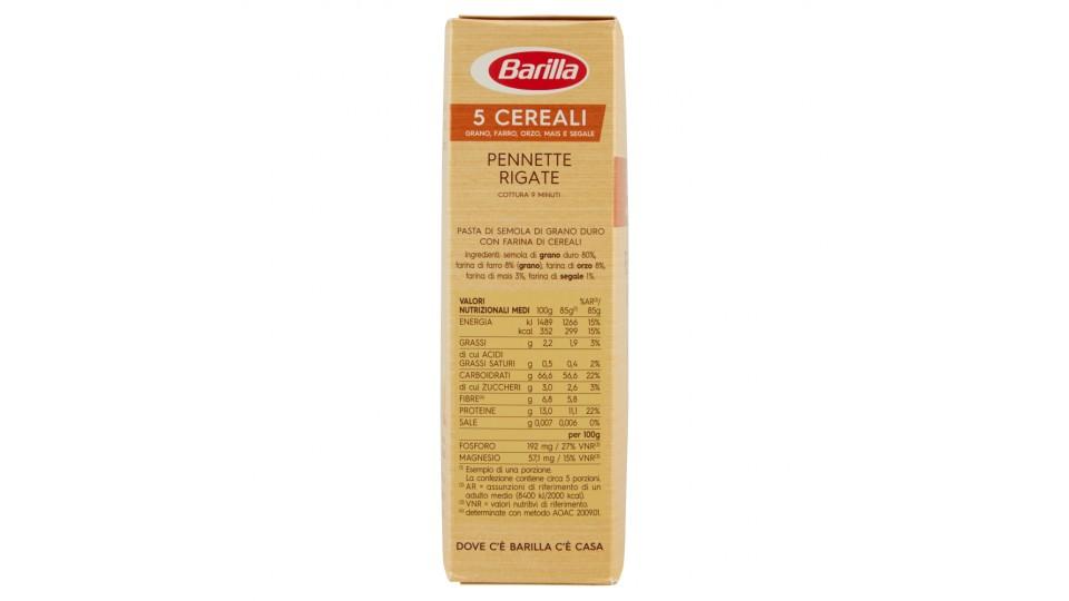 Barilla 5 Cereali Pennette Rigate
