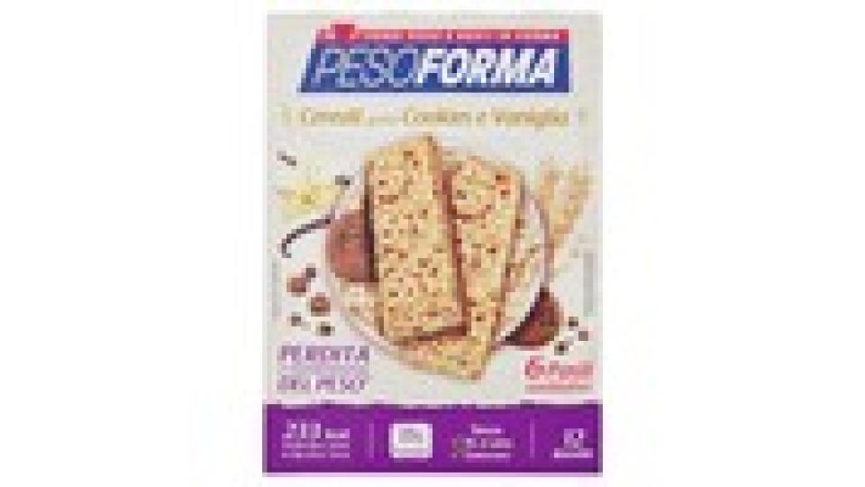 Pesoforma il mio pasto Barrette cereali gusto cookies e vaniglia