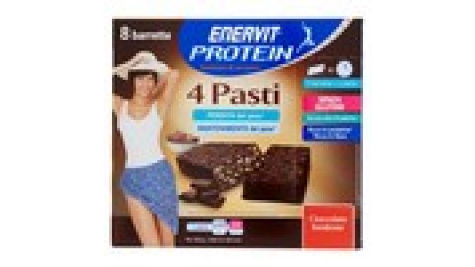 Enervit Protein 4 Pasti Dark Cioccolato fondente 2 barrette=1 pasto