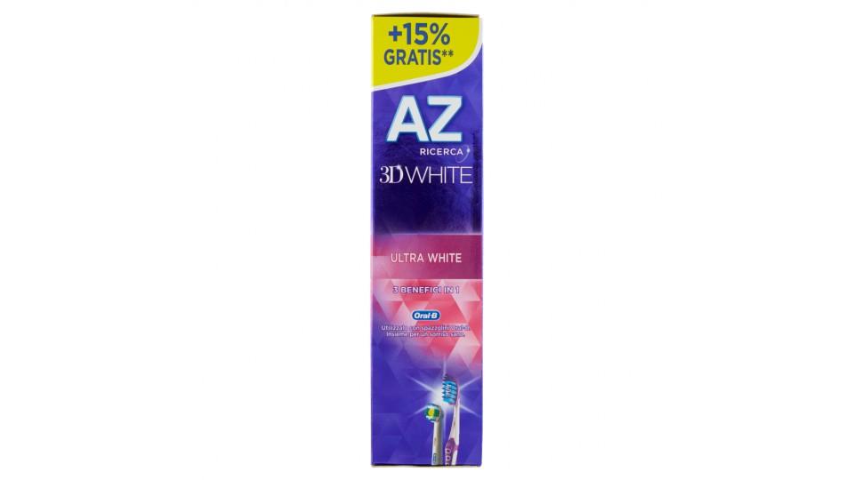 AZ Ricerca Dentifricio 3D White Ultra White 65 ml +