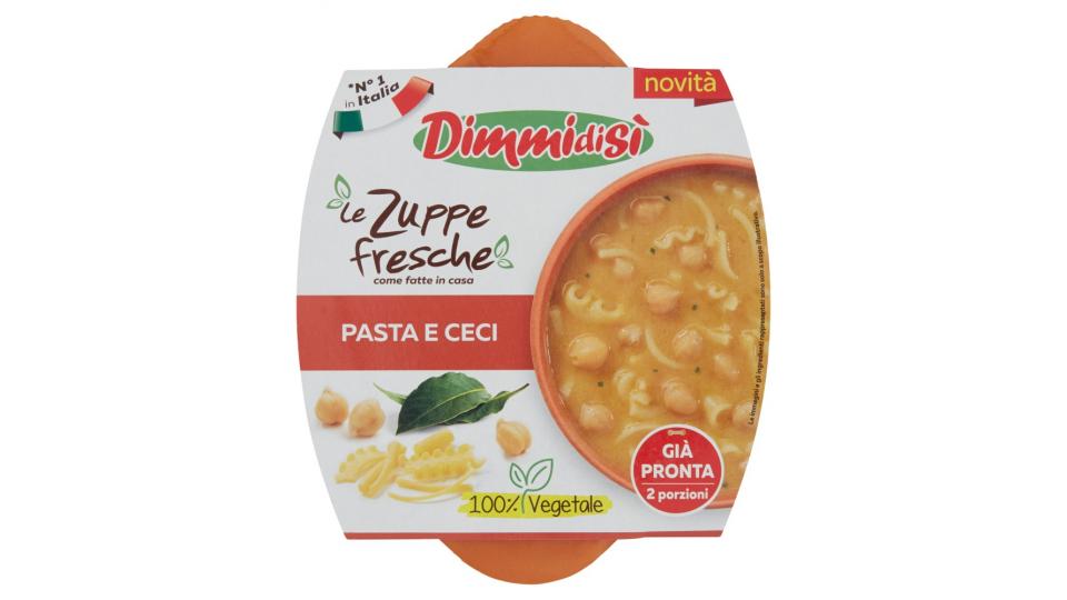 DimmidiSì le Zuppe fresche Pasta e Ceci