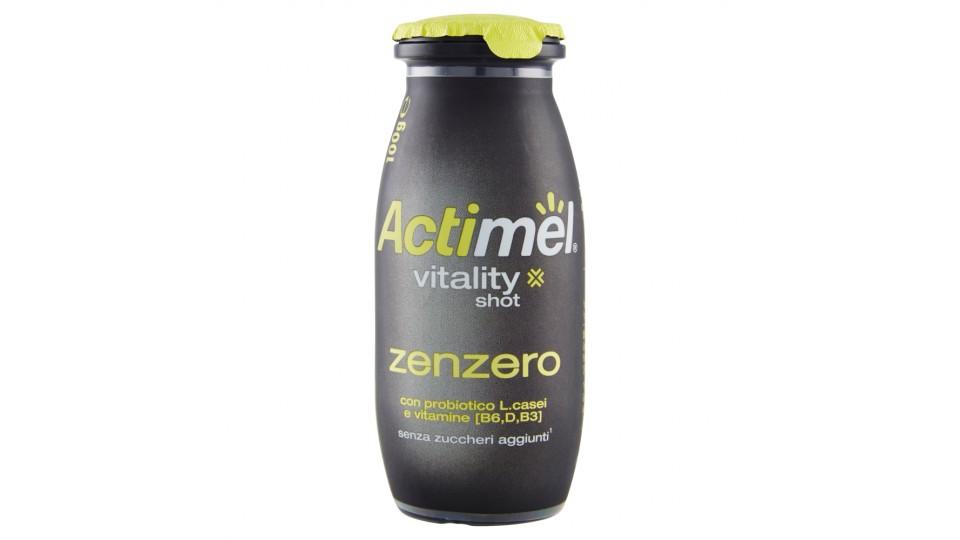 Actimel vitality shot zenzero