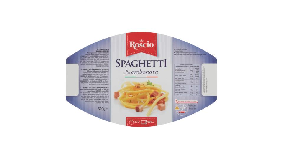 Roscio Spaghetti alla carbonara