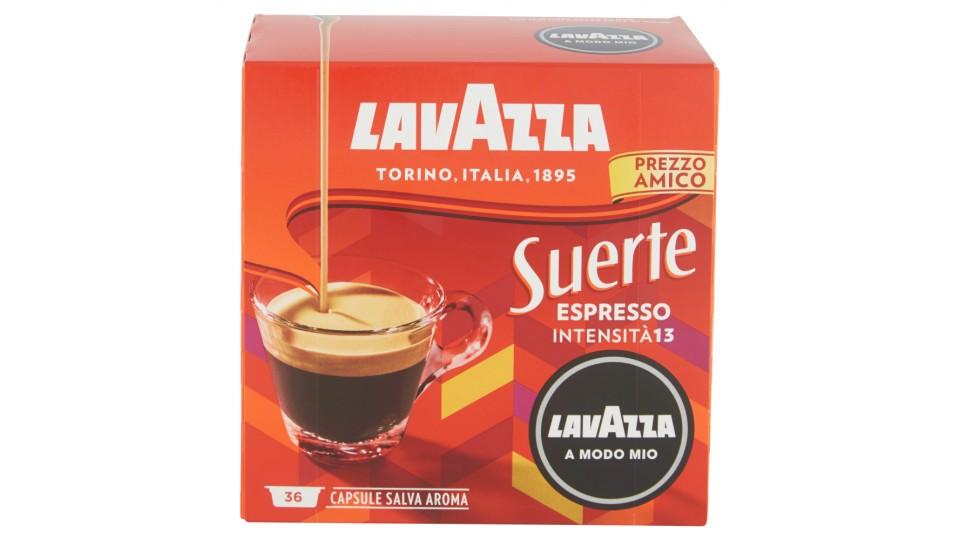 Lavazza A Modo Mio Suerte Espresso 36 Capsule Salva Aroma