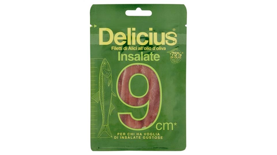 Delicius 'Insalate' 9 cm* Filetti di Alici all'olio d'oliva
