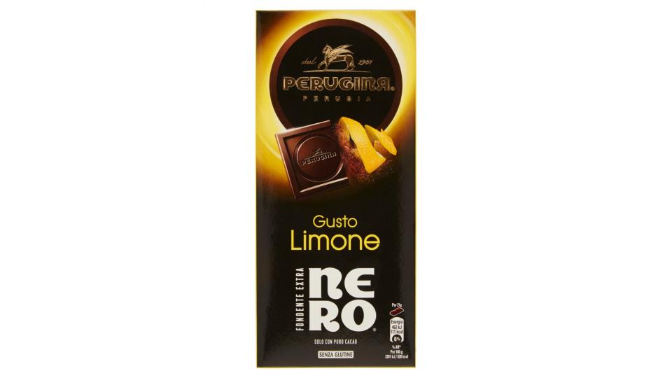 PERUGINA NERO Fondente Extra Tavoletta di cioccolato fondente Gusto Limone