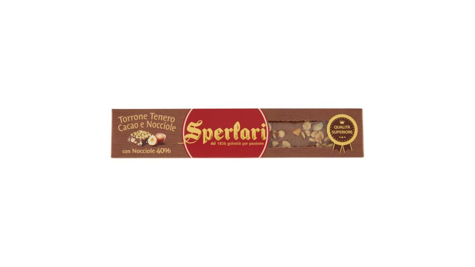 Sperlari Torrone Tenero Cacao e Nocciole