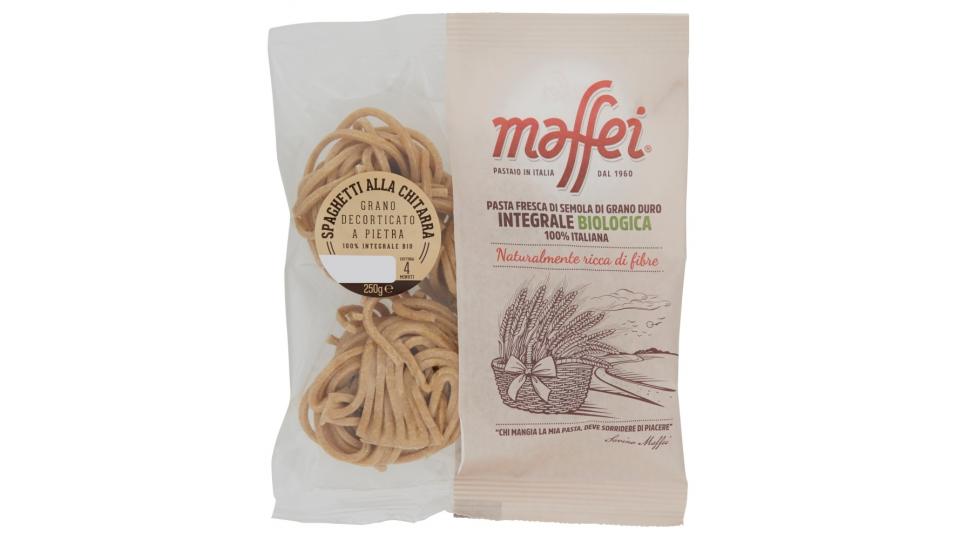 maffei Spaghetti alla Chitarra Grano Decorticato a Pietra 100% Integrale Bio