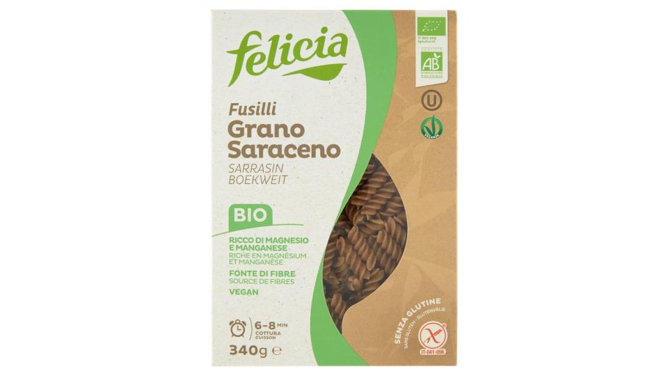 felicia Fusilli Grano Saraceno Bio