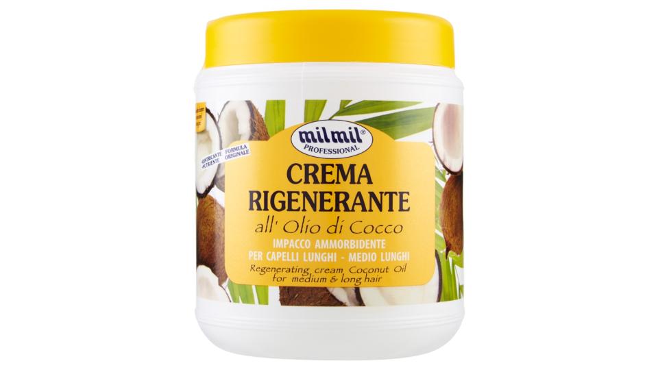 milmil Professional Crema Rigenerante all'Olio di Cocco per Capelli Lunghi - Medio Lunghi