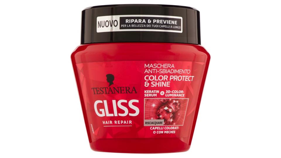 Gliss Hair Repair Maschera Anti-Sbiadimento Color Protect & Shine