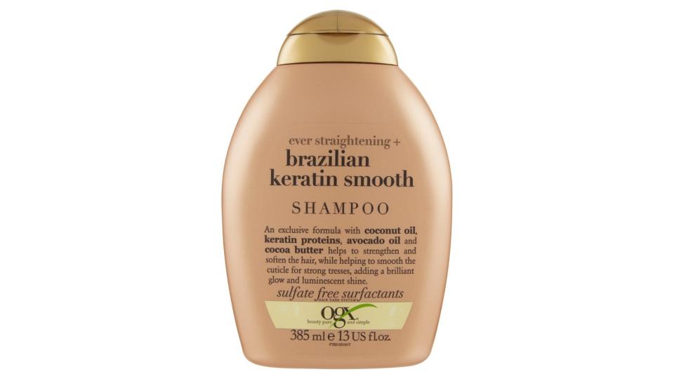 Ogx ever straightening + brazilian keratin smooth Shampoo