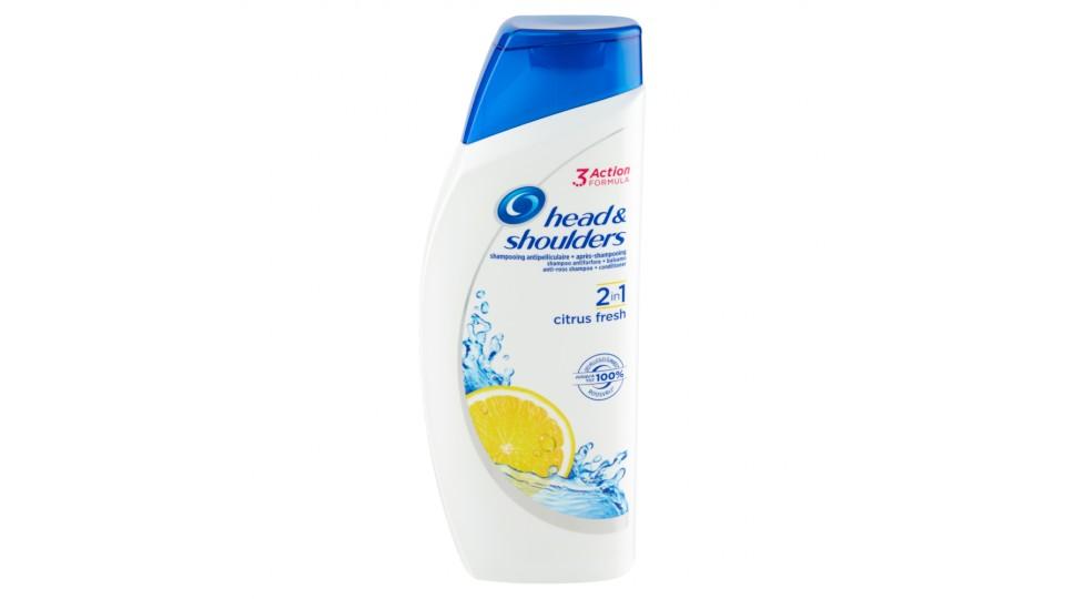 Head & Shoulders Shampoo Antiforfora + Balsamo 2in1 Citrus Fresh