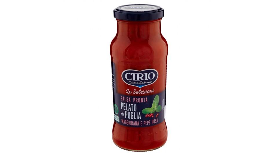 Cirio Le Selezioni Salsa Pronta Pelato di Puglia Maggiorana e Pepe Rosa