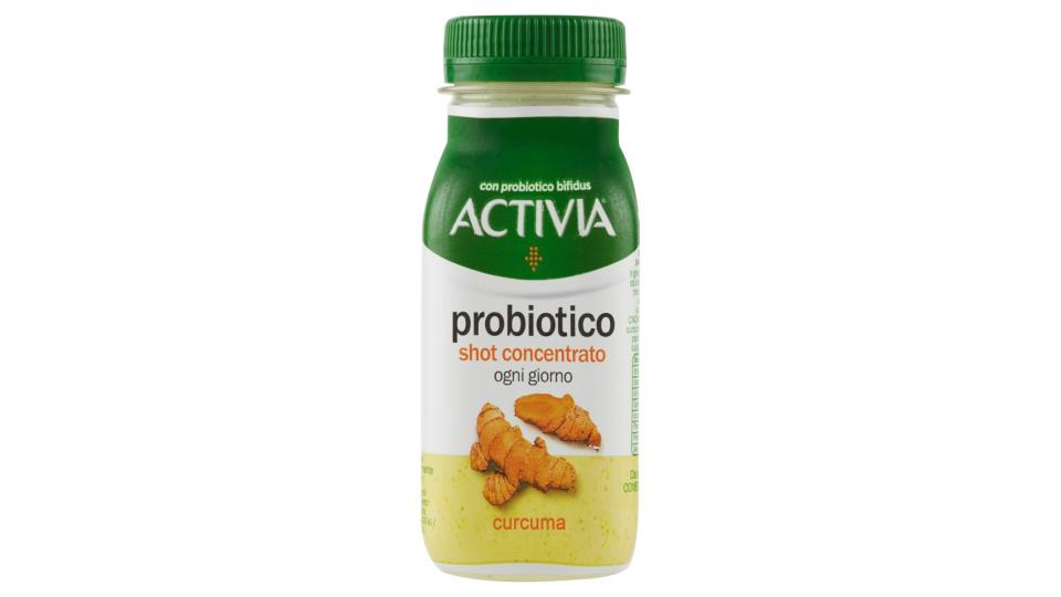 Activia probiotico shot concentrato ogni giorno curcuma