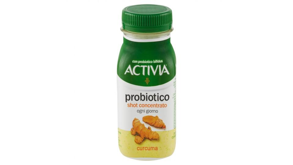 Activia probiotico shot concentrato ogni giorno curcuma