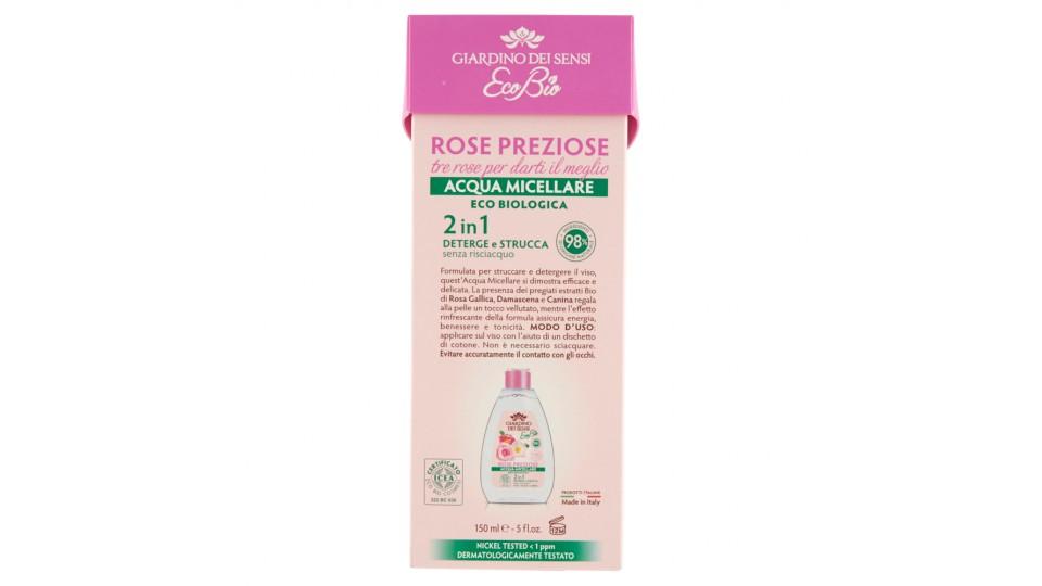 Giardino dei Sensi EcoBio Rose Preziose Acqua Micellare 150 ml + Crema Viso