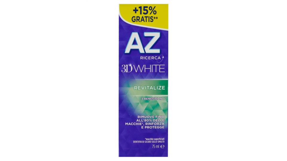 AZ Ricerca Dentifricio 3D White Revitalize 65 ml +