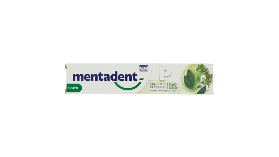 Mentadent P Nature Elements Salvia e Timo Gengive