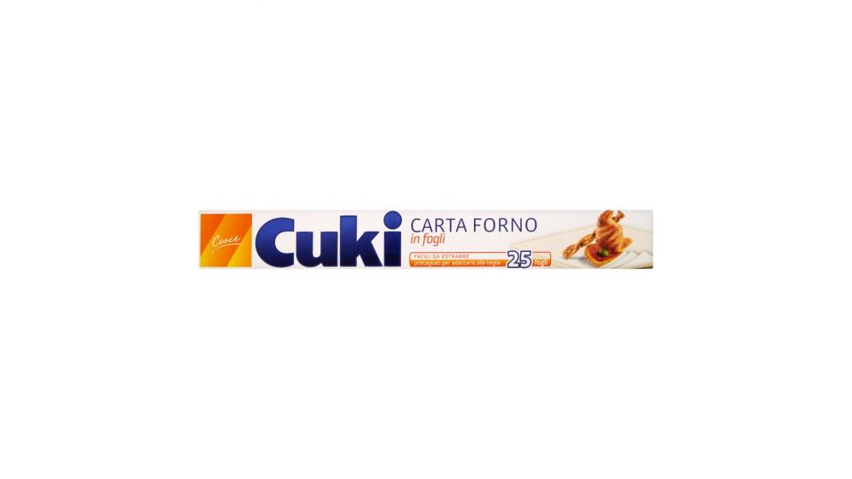 Cuki Cuoce Carta Forno in fogli (25 fogli)