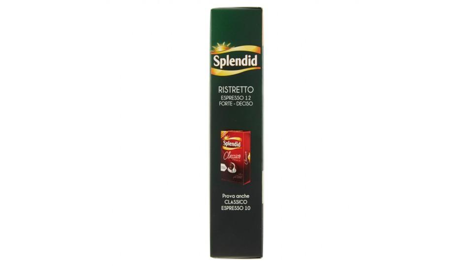 Splendid Ristretto Espresso 12 Capsule Compatibili con Macchine Nespresso*