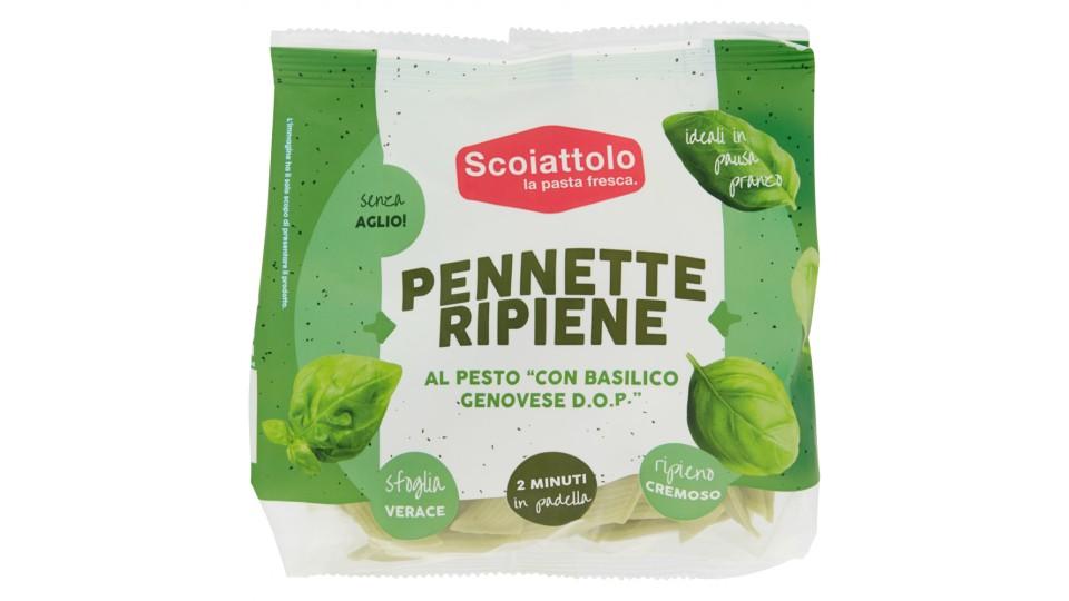 Scoiattolo Pennette Ripiene al Pesto con "Basilico Genovese D.O.P."