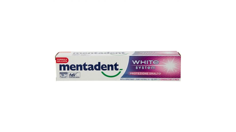 Mentadent dentifricio white protection smalto