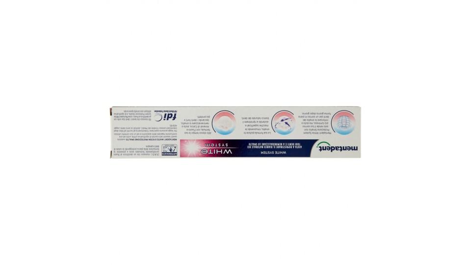 Mentadent dentifricio white protection smalto