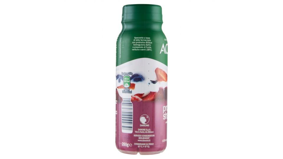 Activia probiotico shake&go mirtillo fragola melograno barbabietola semi di chia