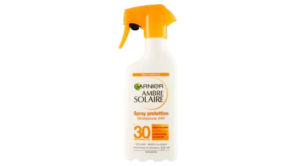 Garnier Ambre Solaire Spray Protettivo Gachette ad assorbimento rapido, IP30