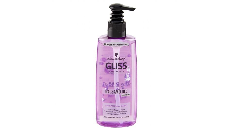 Gliss Hair Repair Light & Soft Balsamo Gel Sensational Swing