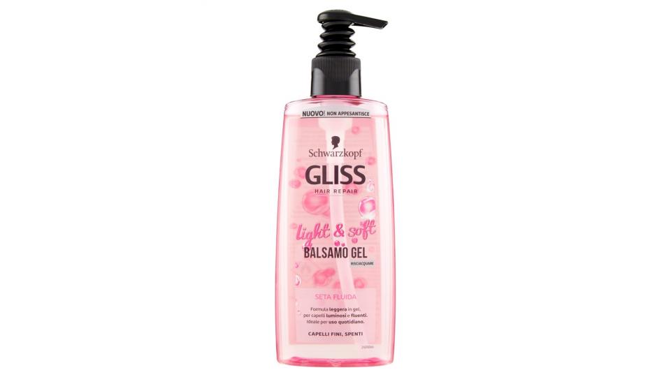 Gliss Hair Repair Light & Soft Balsamo Gel Seta Fluida